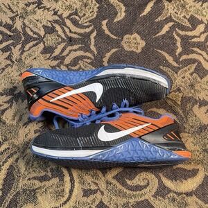 Nike Metcon DSX Flyknit 849809-002 Black Orange Running Shoes Women's Size 7